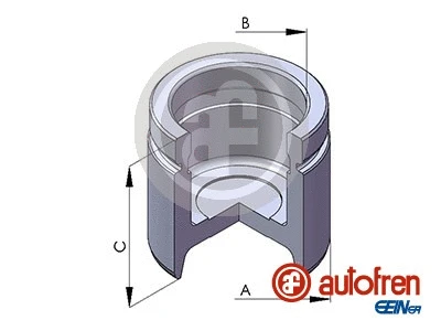 Piston, brake caliper (D025140)