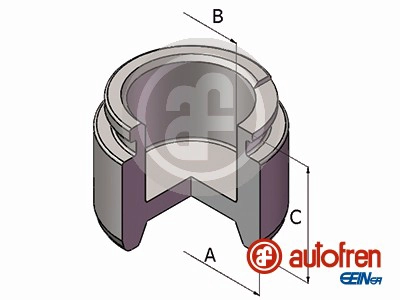 Piston, brake caliper (D025851)