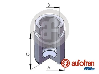 Piston, brake caliper (D025253)