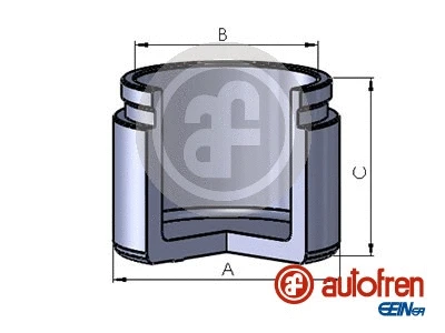 Piston, brake caliper (D025239)