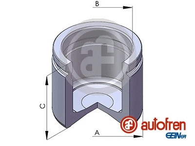 Piston, brake caliper (D02587)