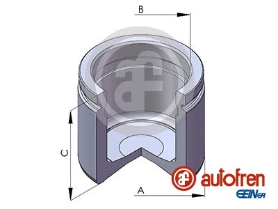 Piston, brake caliper (D025405)