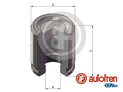 Piston, brake caliper (D025685)