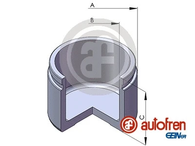 Piston, brake caliper (D02596)
