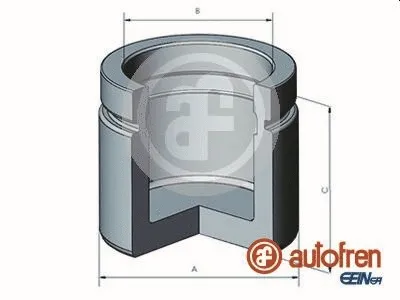Piston, brake caliper (D025612)