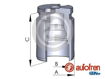 Piston, brake caliper (D02594)