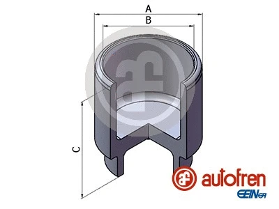 Piston, brake caliper (D025414)