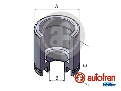 Piston, brake caliper (D025376)