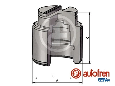 Piston, brake caliper (D025741)