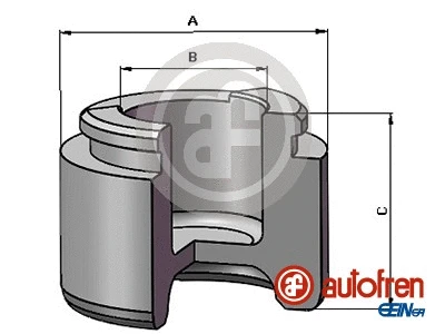 Piston, brake caliper (D025826)