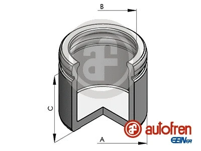 Piston, brake caliper (D025188)