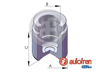 Piston, brake caliper (D025922)
