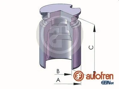 Piston, brake caliper (D025363)