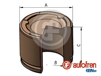 Piston, brake caliper (D025809)