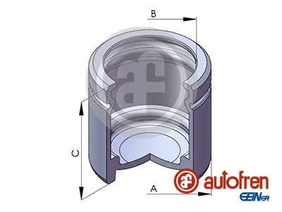 Piston, brake caliper (D025107)