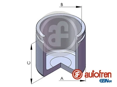 Piston, brake caliper (D025790)