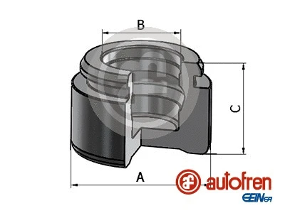 Piston, brake caliper (D025821)