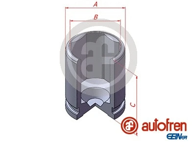 Piston, brake caliper (D025614)