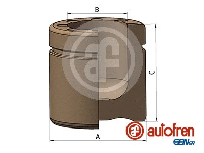 Piston, brake caliper (D025242)