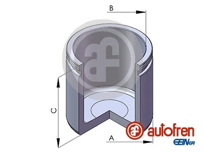 Piston, brake caliper (D02565)