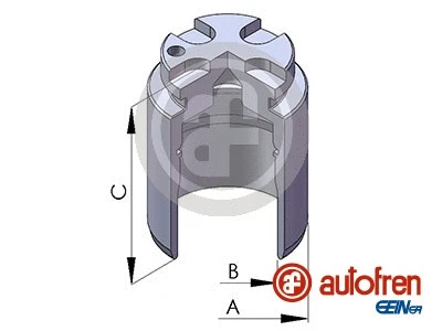 Piston, brake caliper (D025629)