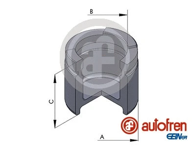 Piston, brake caliper (D025311)