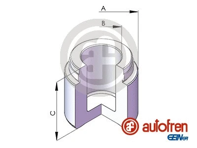 Piston, brake caliper (D025486)