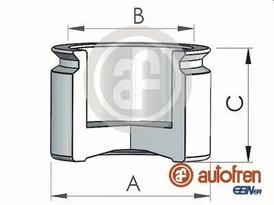 Piston, brake caliper (D025444)