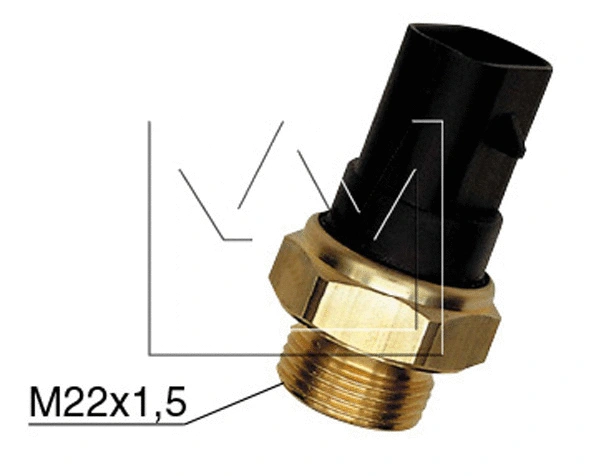 Sensor, coolant temperature (090605701)
