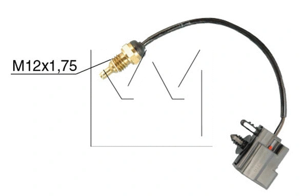 Sensor, coolant temperature (090600451)