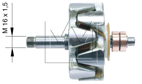 Rotor, alternator (088090257)