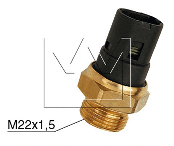 Sensor, coolant temperature (090605811)