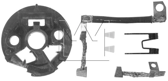 Holder, carbon brushes (095235070)