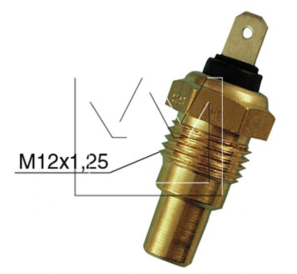 Sensor, coolant temperature (090600491)