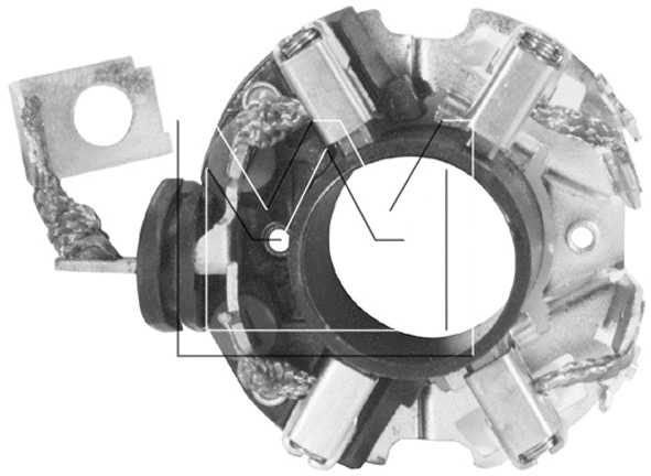 Holder, carbon brushes (085831949)