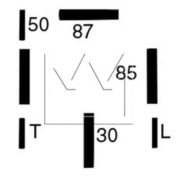 Relay, glow plug system
