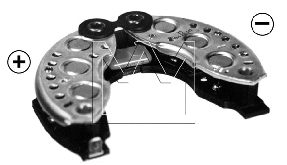 Rectifier, alternator (095280543)