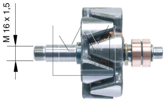 Rotor, alternator (088089677)