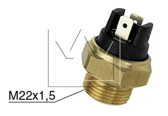 Sensor, coolant temperature (090605031)