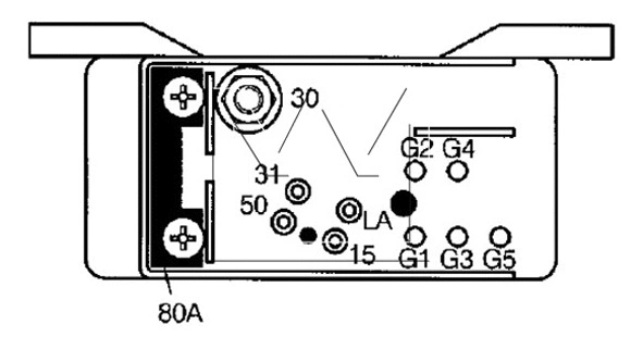 Relay, glow plug system