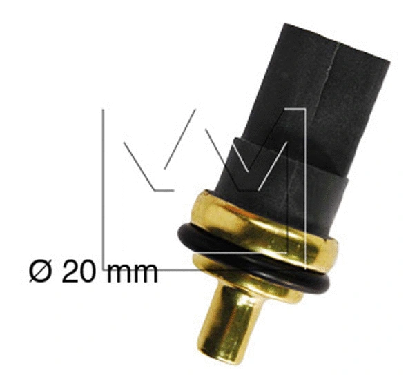 Sensor, coolant temperature (090600331)