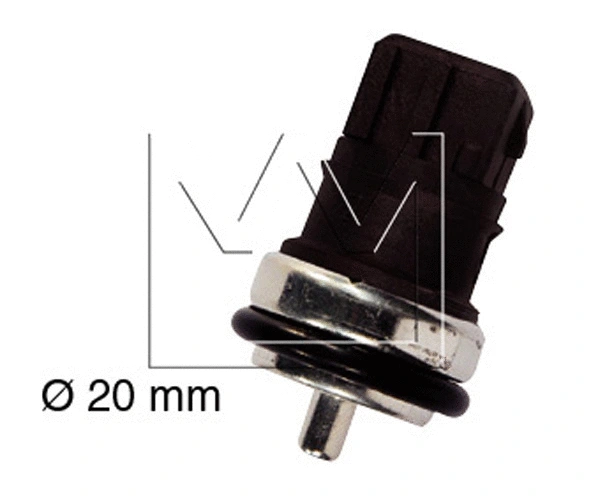 Sensor, coolant temperature (090600551)
