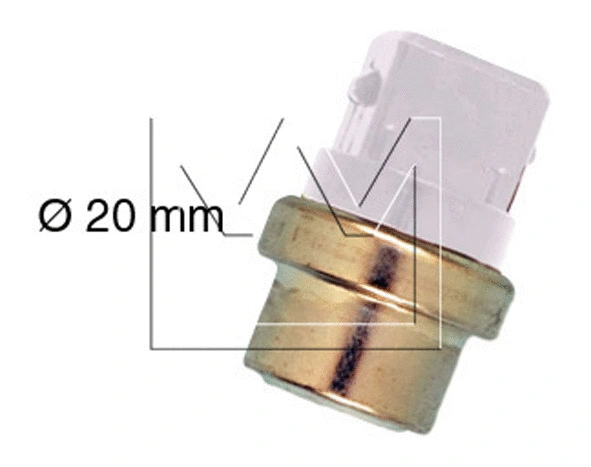 Sensor, coolant temperature (090600601)