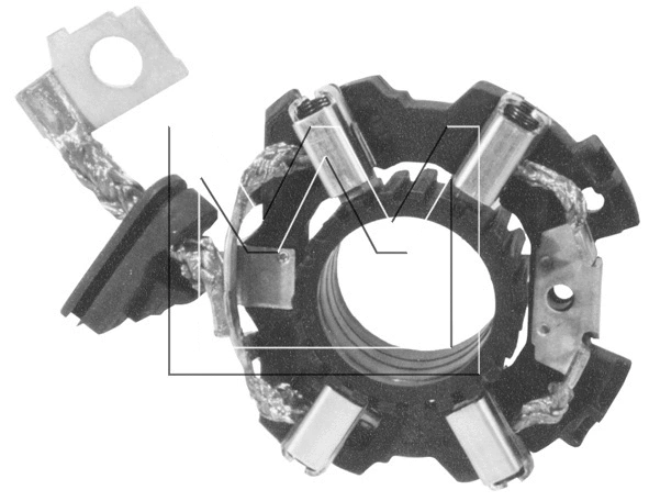 Holder, carbon brushes (085831916)