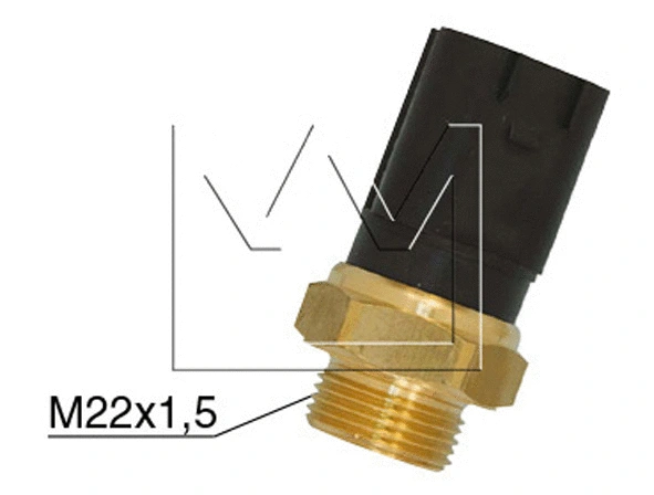 Sensor, coolant temperature (090605111)