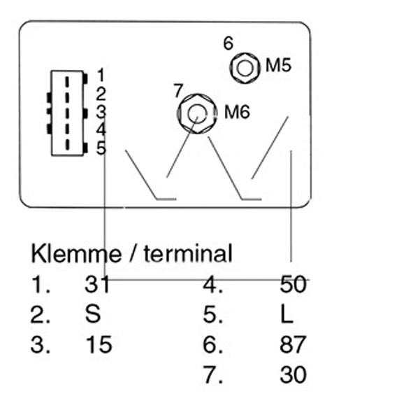 Relay, glow plug system