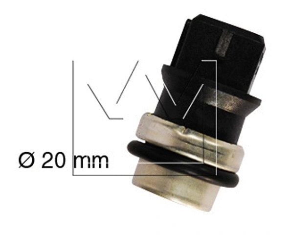 Sensor, coolant temperature (090600107)