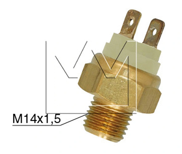 Sensor, coolant temperature (090605205)