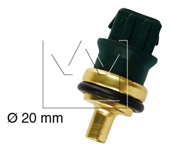 Sensor, coolant temperature (090600541)
