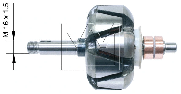 Rotor, alternator (088090166)